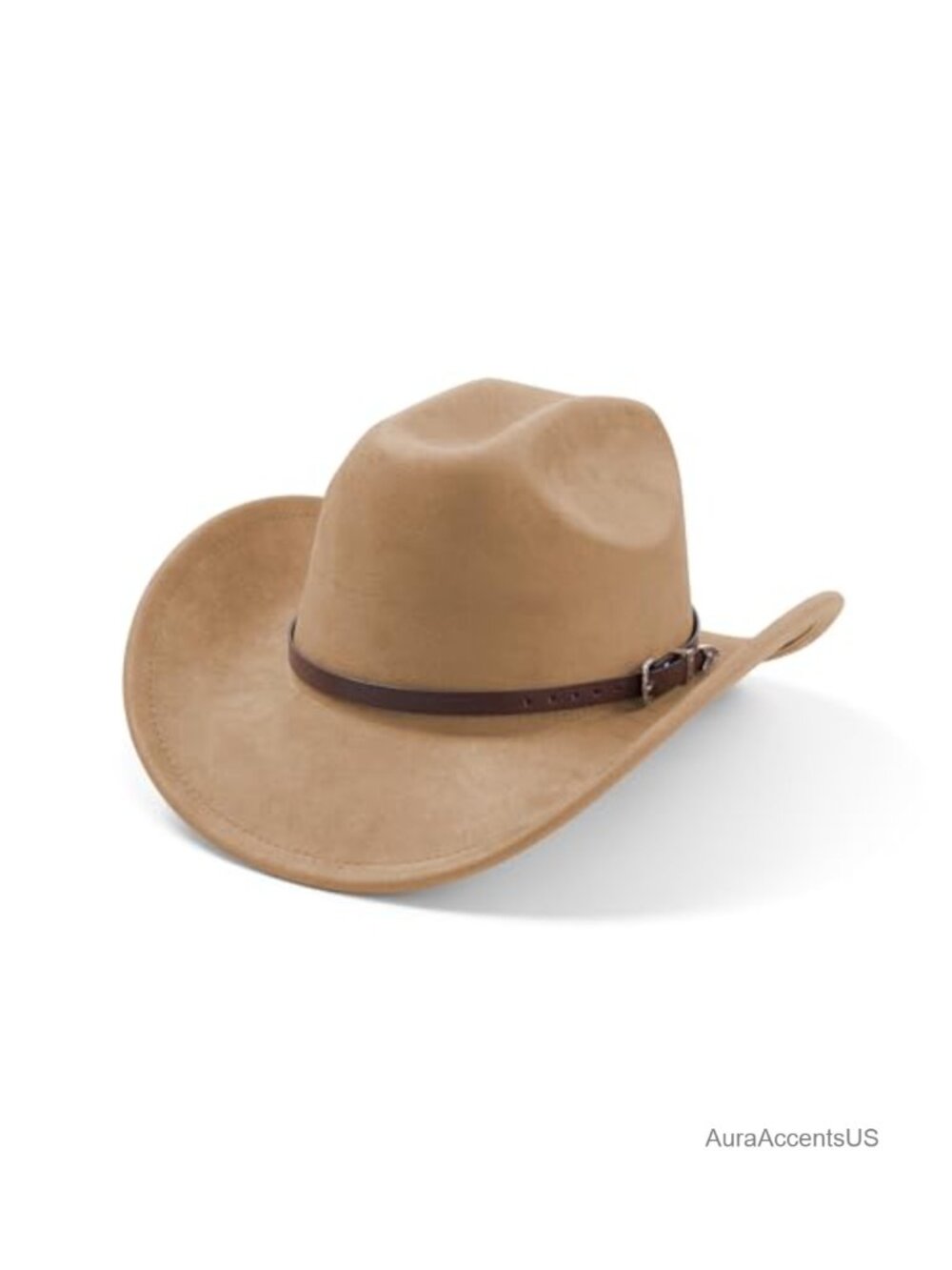 Felt Suede Cowboy Hat Wide Brim Western Hats for Women and Men